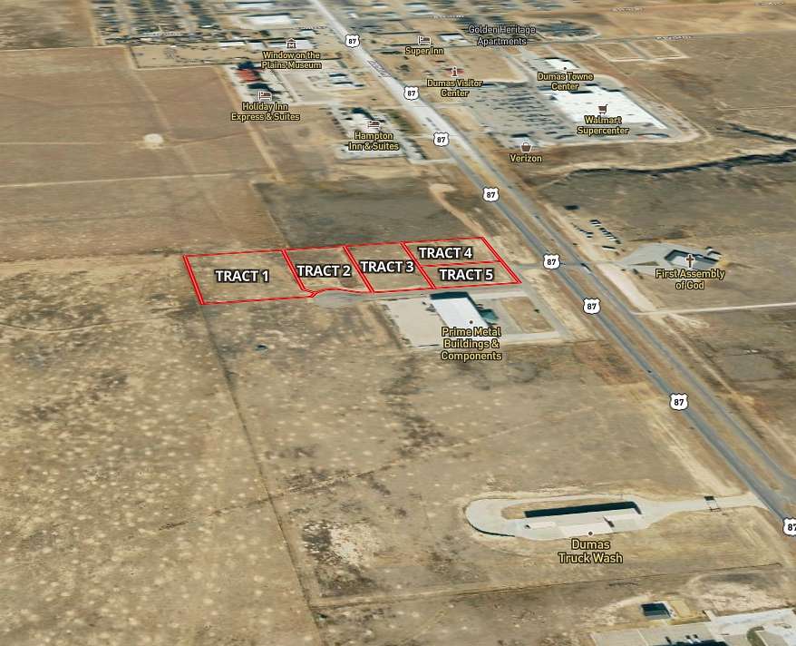3 Acres of Commercial Land for Sale in Dumas, Texas