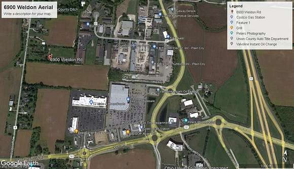 5.7 Acres of Mixed-Use Land for Sale in Plain City, Ohio