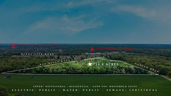 16.6 Acres of Land for Sale in Jackson, Tennessee
