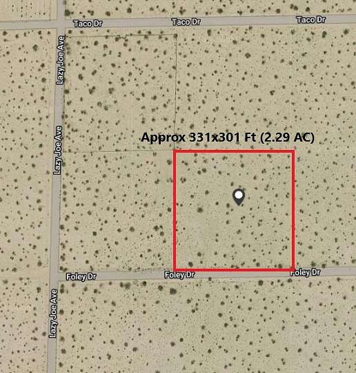 2.3 Acres of Residential Land for Sale in Twentynine Palms, California