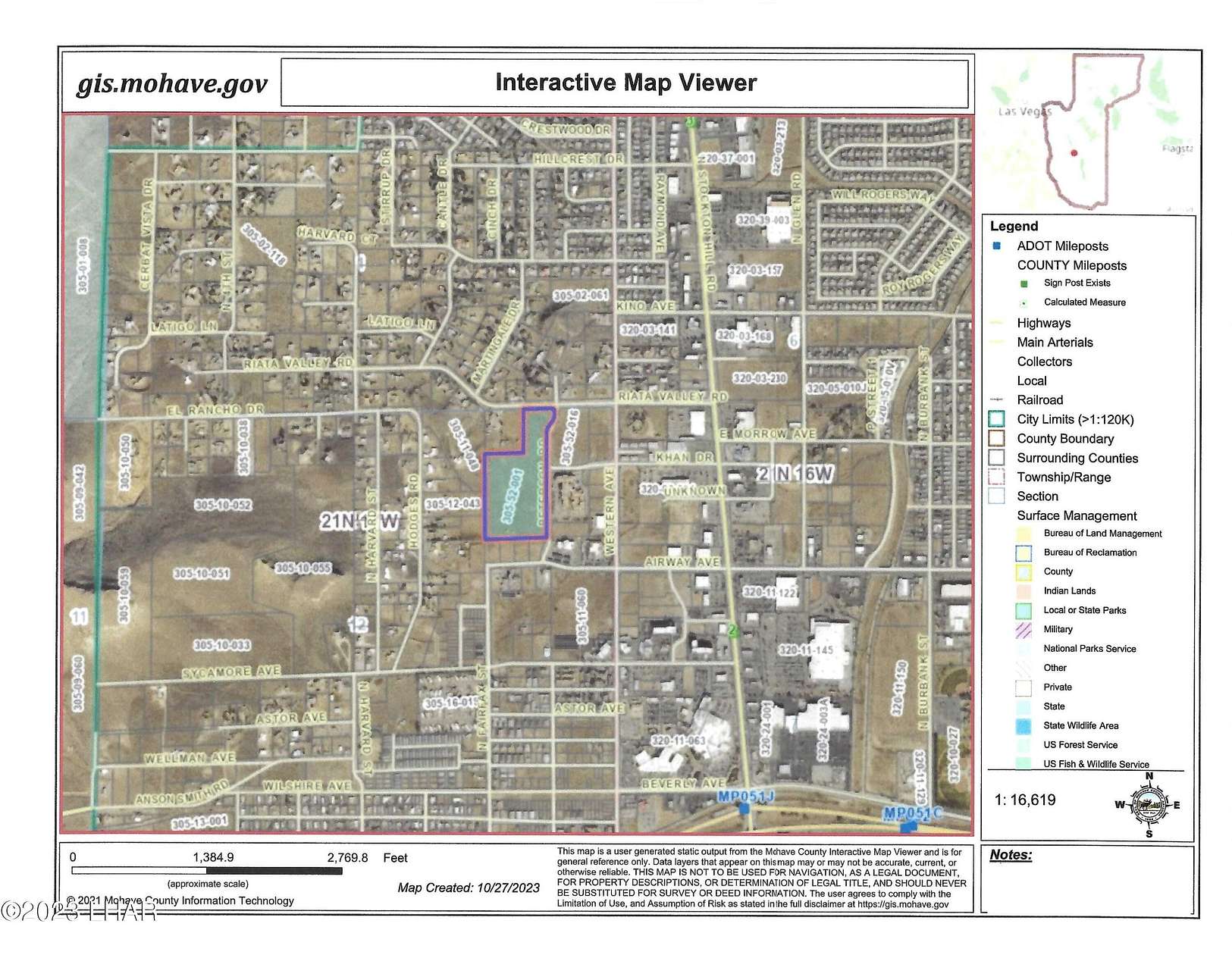 15.57 Acres of Land for Sale in Kingman, Arizona