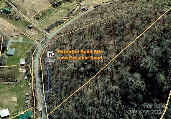 5.25 Acres of Residential Land for Sale in Marshall, North Carolina