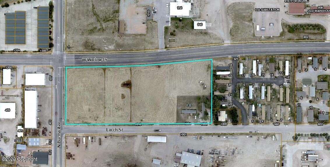 5.6 Acres of Commercial Land for Sale in Gillette, Wyoming