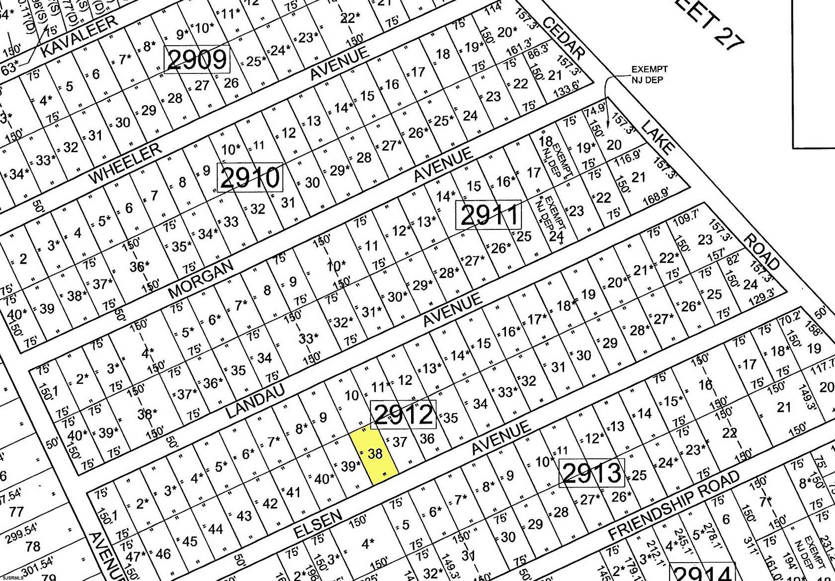 0.25 Acres of Land for Sale in Buena Vista Township, New Jersey