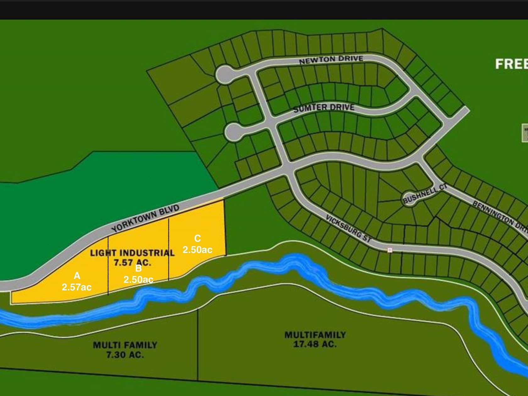 2.5 Acres of Commercial Land for Sale in Box Elder, South Dakota