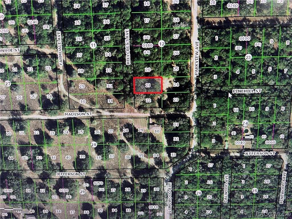 0.23 Acres of Residential Land for Sale in Inverness, Florida