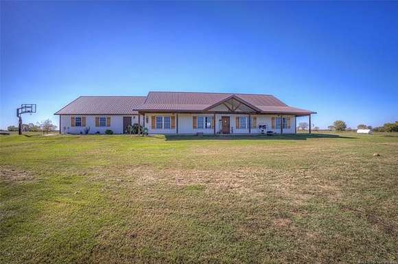 207 Acres of Agricultural Land with Home for Sale in Inola, Oklahoma