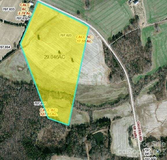 29.1 Acres of Land for Sale in Woodleaf, North Carolina