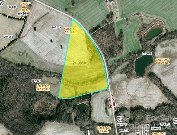 22 Acres of Land for Sale in Woodleaf, North Carolina