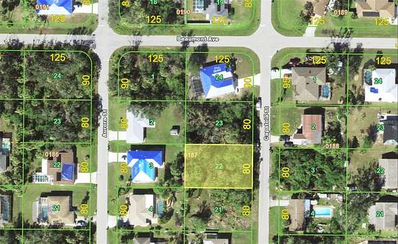 0.23 Acres of Residential Land for Sale in Port Charlotte, Florida