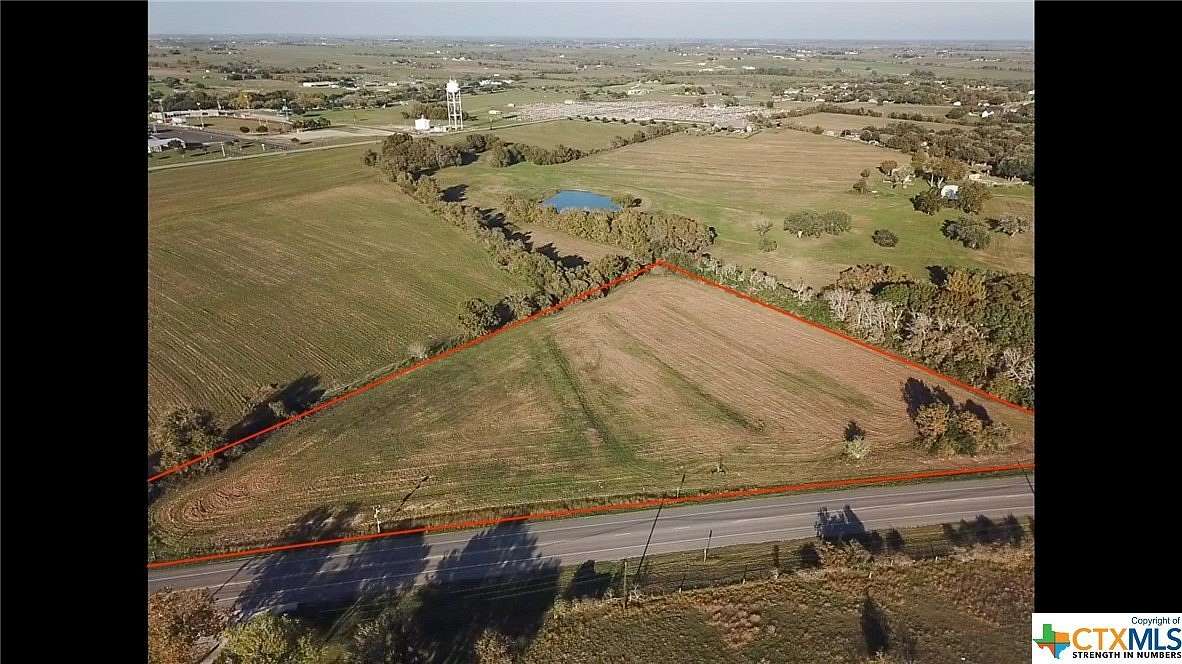 4.89 Acres of Commercial Land for Sale in Shiner, Texas