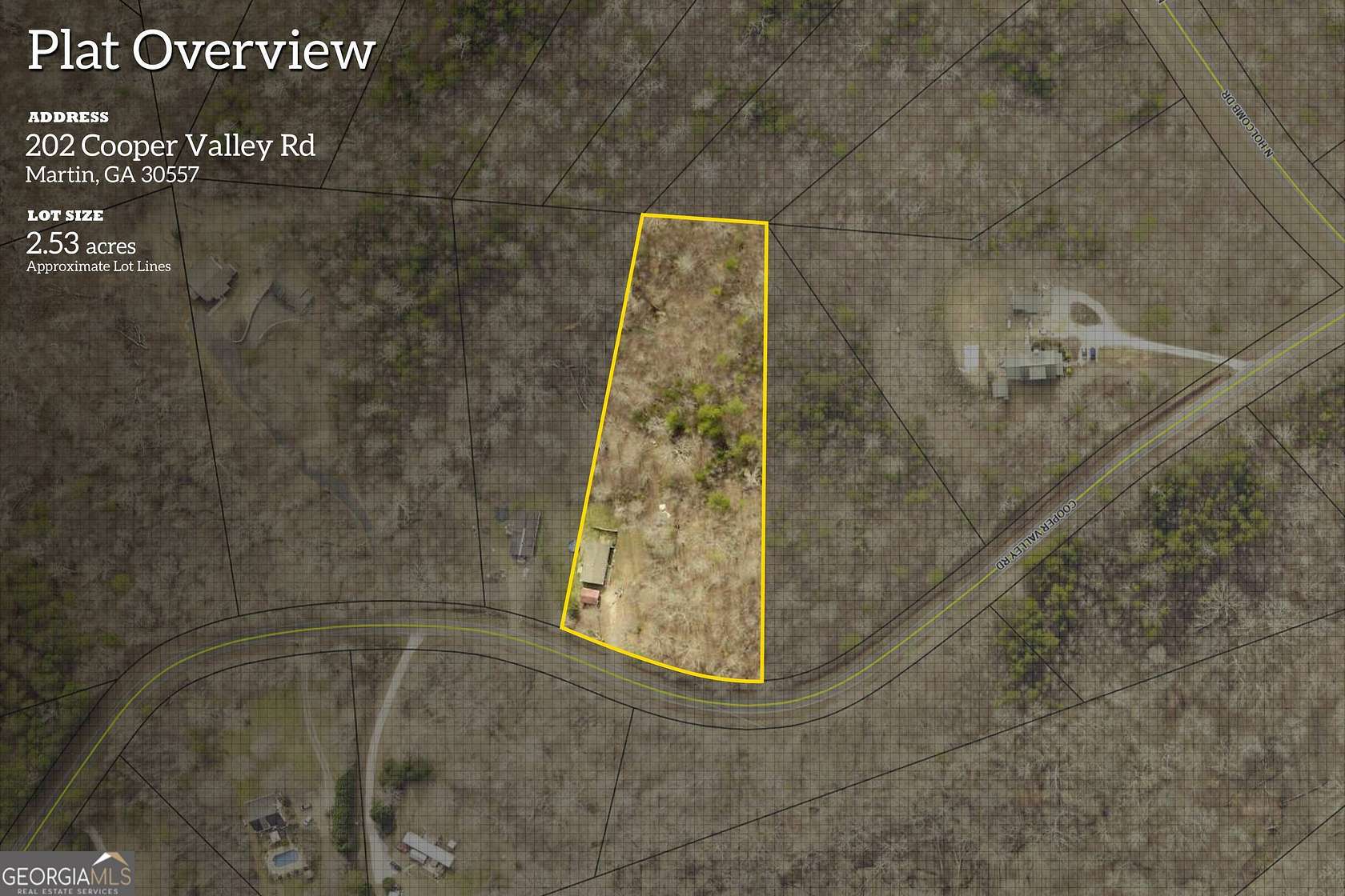 2.5 Acres of Residential Land with Home for Sale in Martin, Georgia