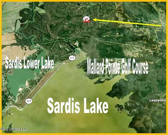 6 Acres of Residential Land for Sale in Sardis, Mississippi
