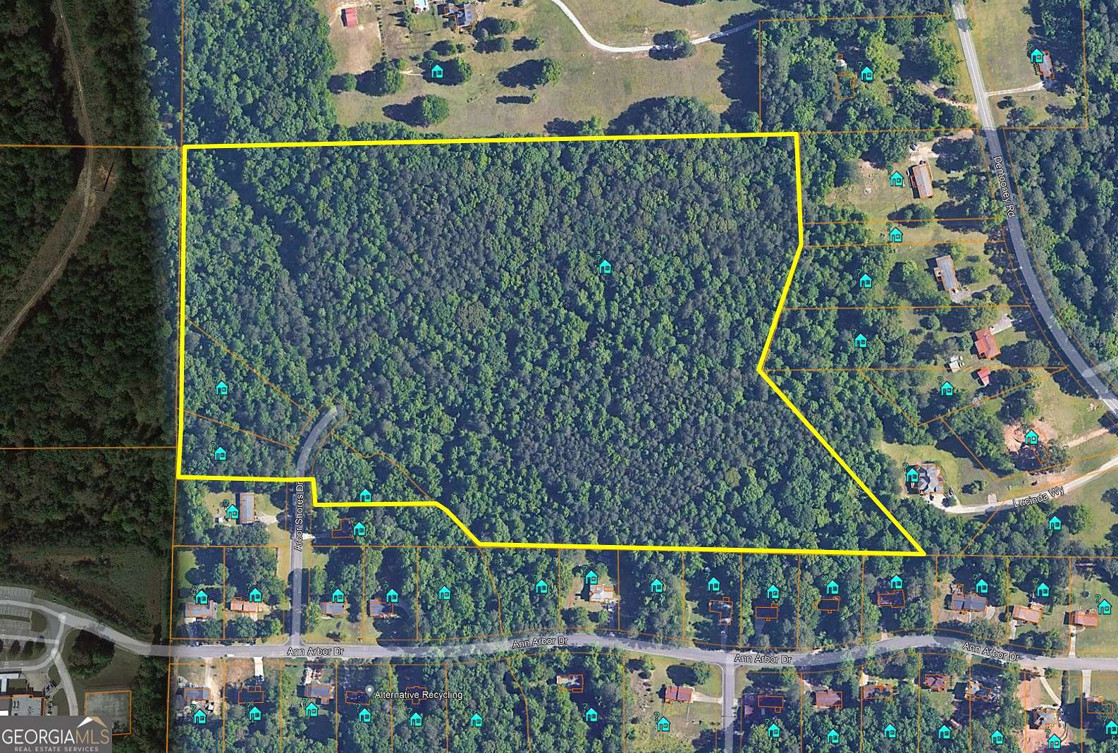 34 Acres of Land for Sale in South Fulton, Georgia