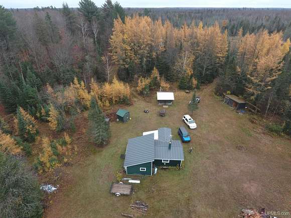 400 Acres of Recreational Land with Home for Sale in Michigamme, Michigan