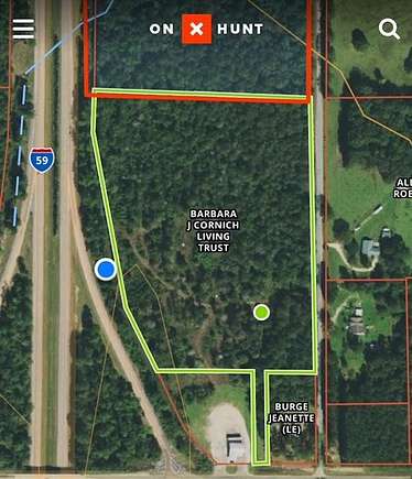 16.5 Acres of Commercial Land for Sale in Poplarville, Mississippi