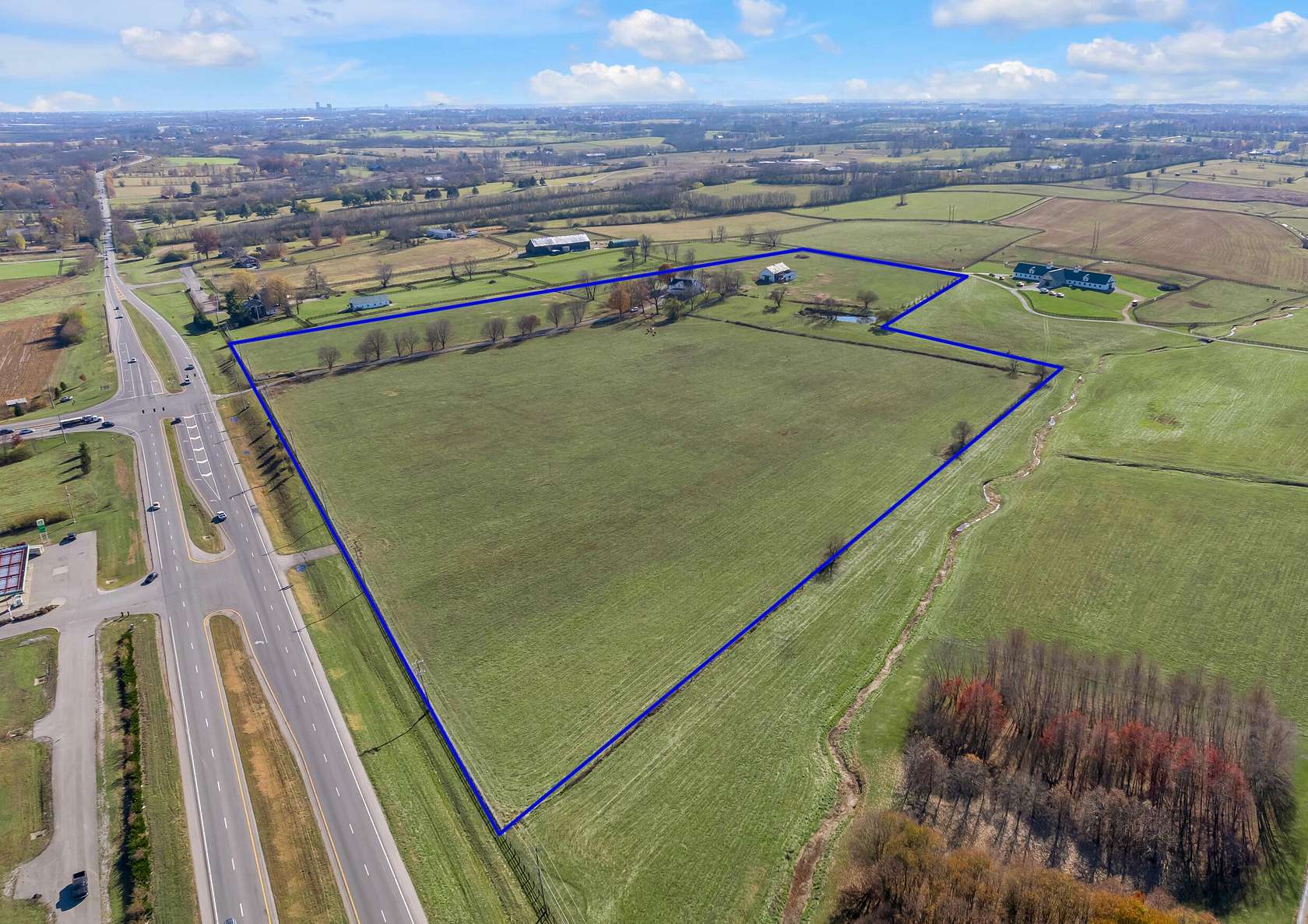 37 Acres of Agricultural Land with Home for Sale in Lexington, Kentucky