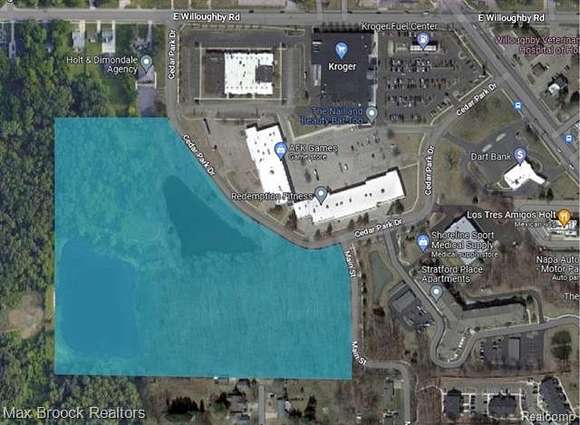 17.4 Acres of Mixed-Use Land for Sale in Holt, Michigan