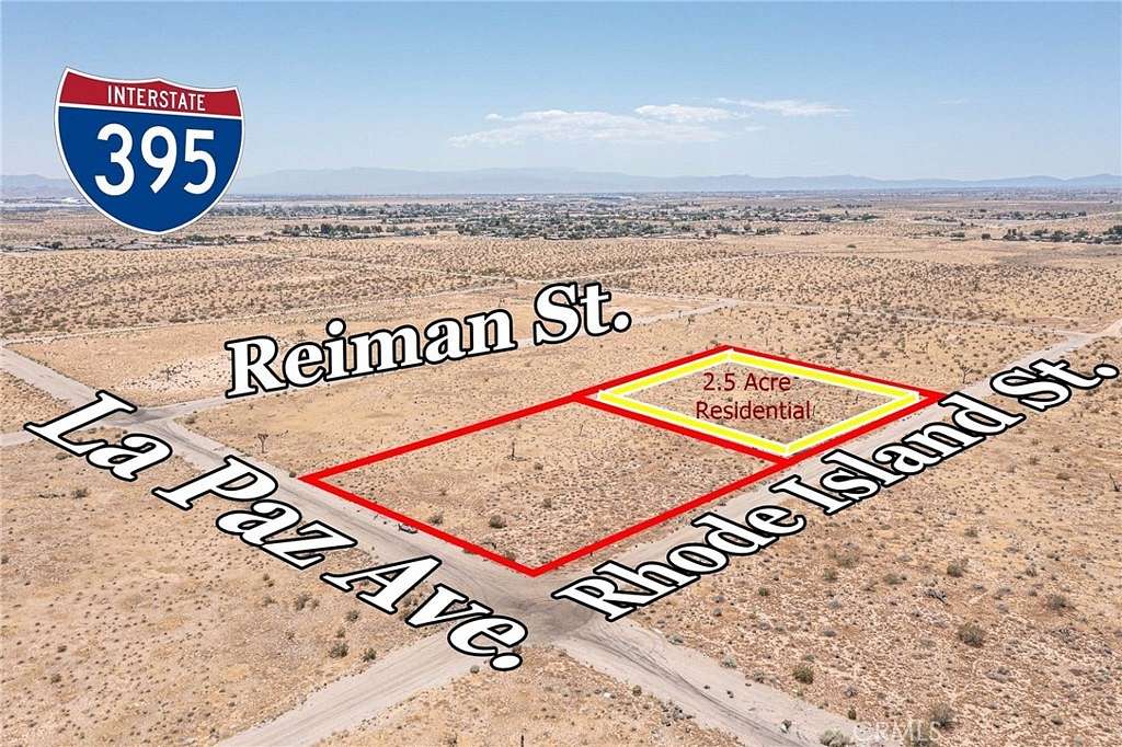 2.5 Acres of Residential Land for Sale in Adelanto, California