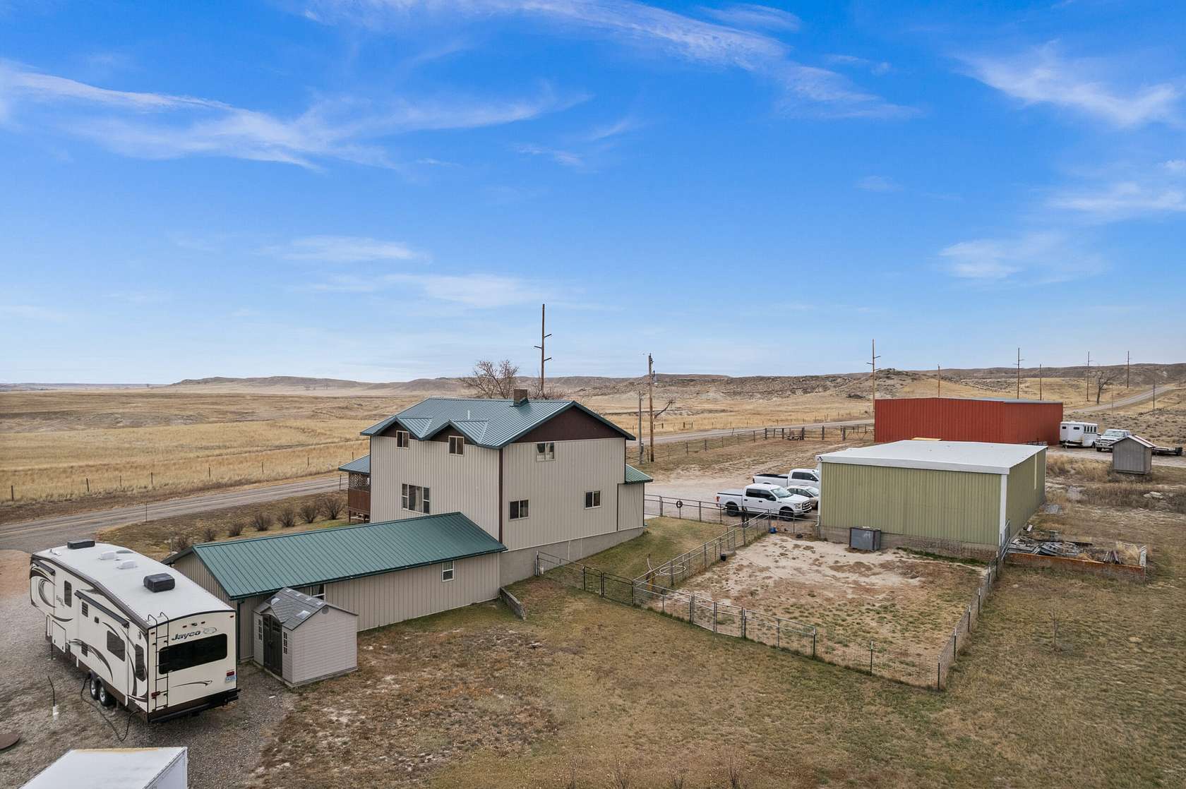 39 Acres of Recreational Land with Home for Sale in Douglas, Wyoming