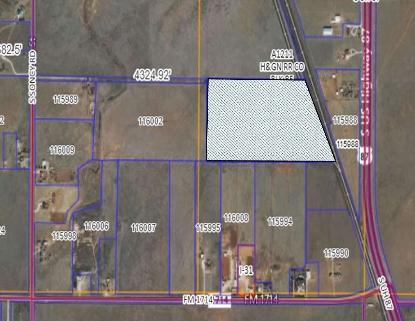 40.2 Acres of Land for Sale in Canyon, Texas