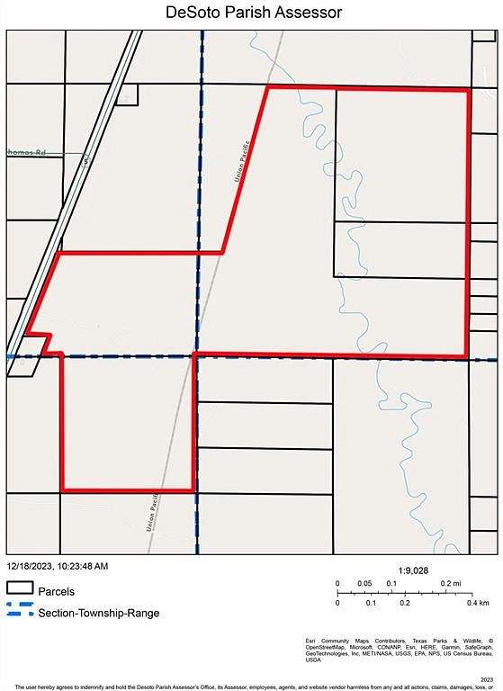 224 Acres of Agricultural Land for Sale in Logansport, Louisiana
