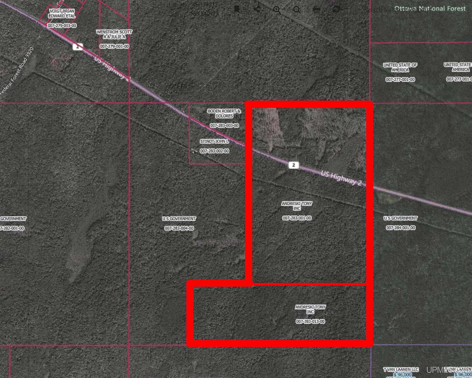 354 Acres of Land for Sale in Iron River, Michigan
