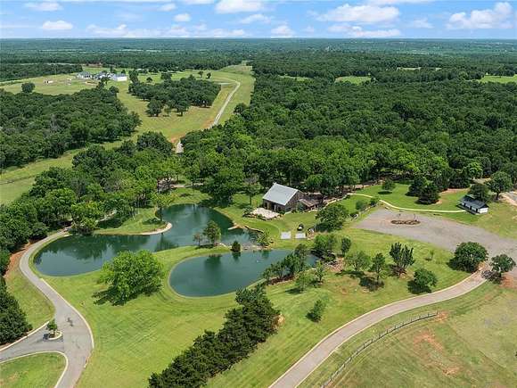 245 Acres of Land with Home for Sale in Luther, Oklahoma