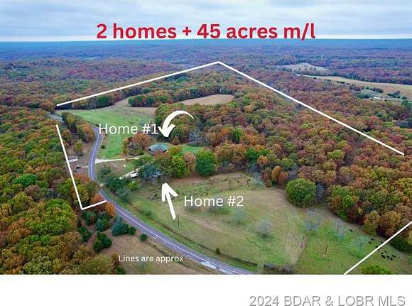 45.7 Acres of Improved Mixed-Use Land for Sale in Stover, Missouri