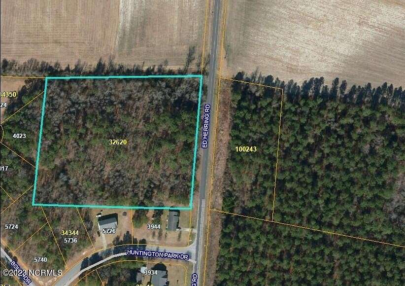 4.8 Acres of Residential Land for Sale in La Grange, North Carolina