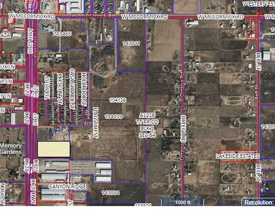 7.5 Acres of Commercial Land for Sale in Amarillo, Texas