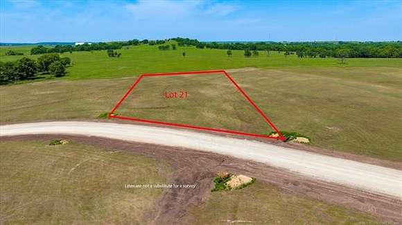 2.3 Acres of Residential Land for Sale in Ramona, Oklahoma