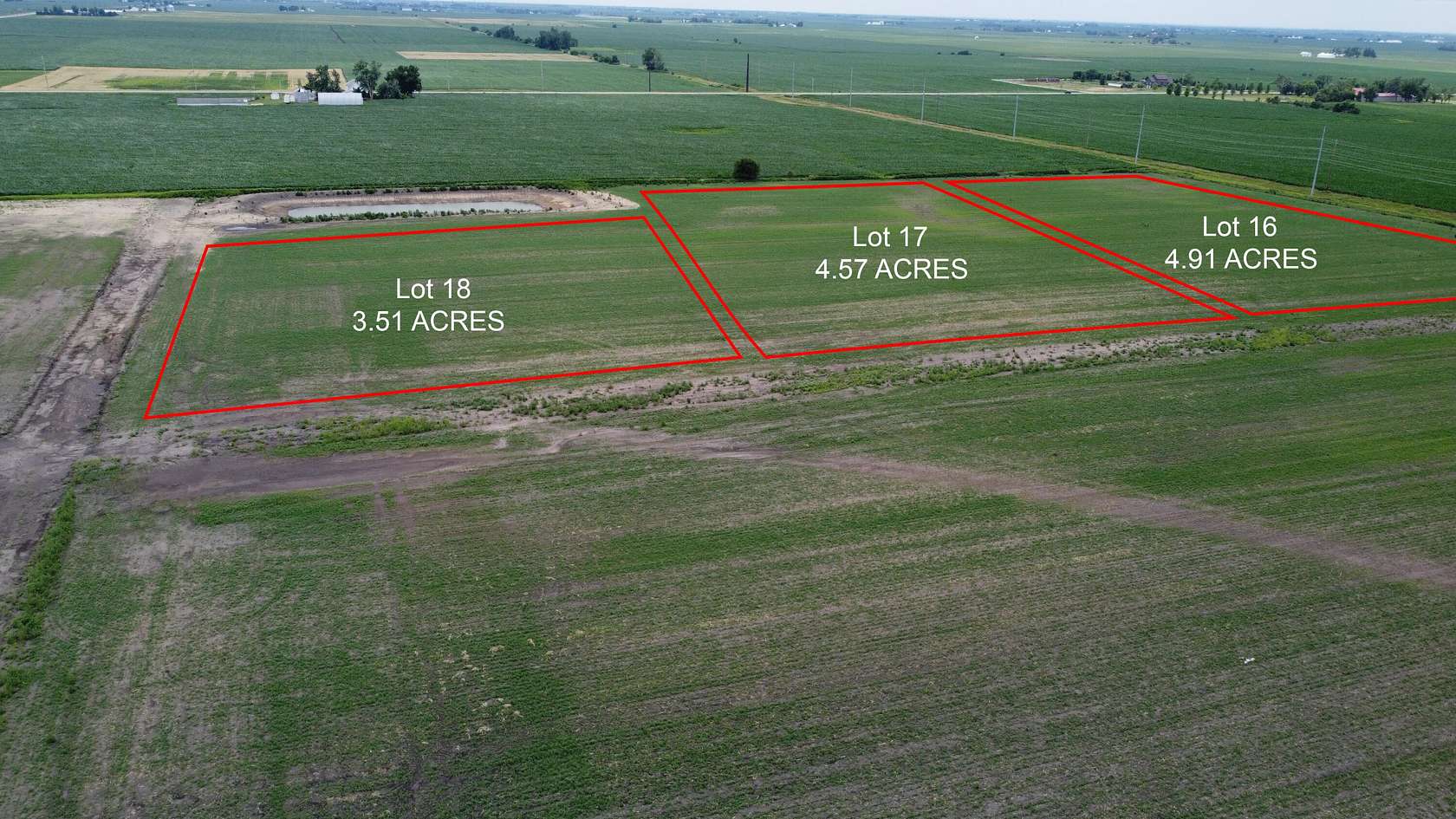4.6 Acres of Commercial Land for Sale in Huxley, Iowa