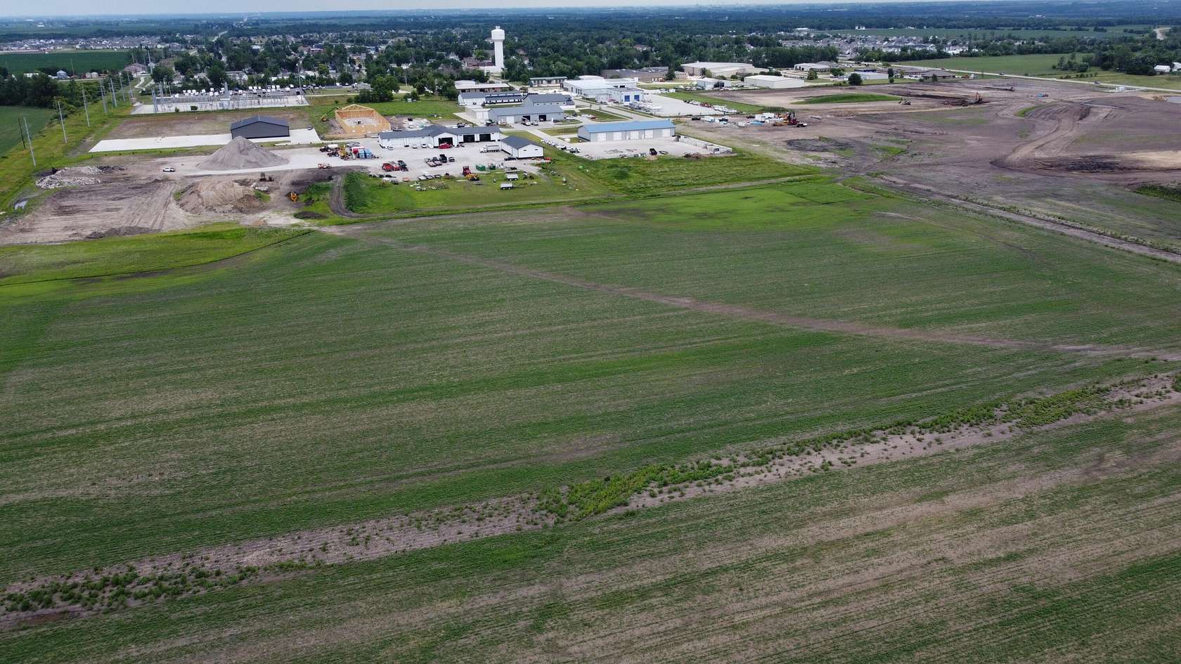 2.2 Acres of Commercial Land for Sale in Huxley, Iowa