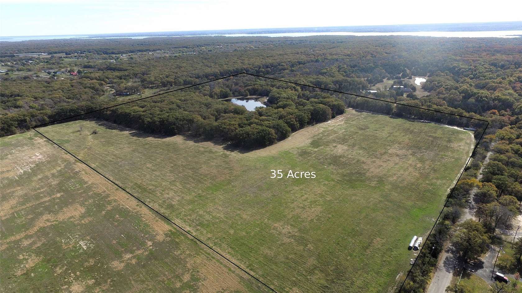 35 Acres of Agricultural & Residential Land for Sale in Quinlan, Texas