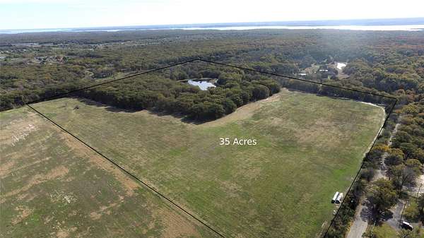 35 Acres of Agricultural & Residential Land for Sale in Quinlan, Texas
