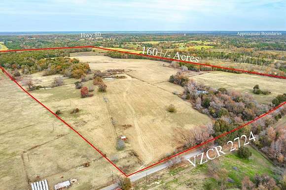 161 Acres of Agricultural Land for Sale in Mineola, Texas