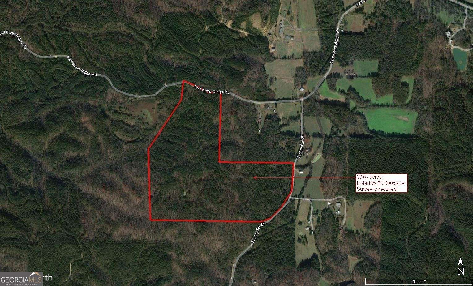 96 Acres of Land for Sale in Ranger, Georgia
