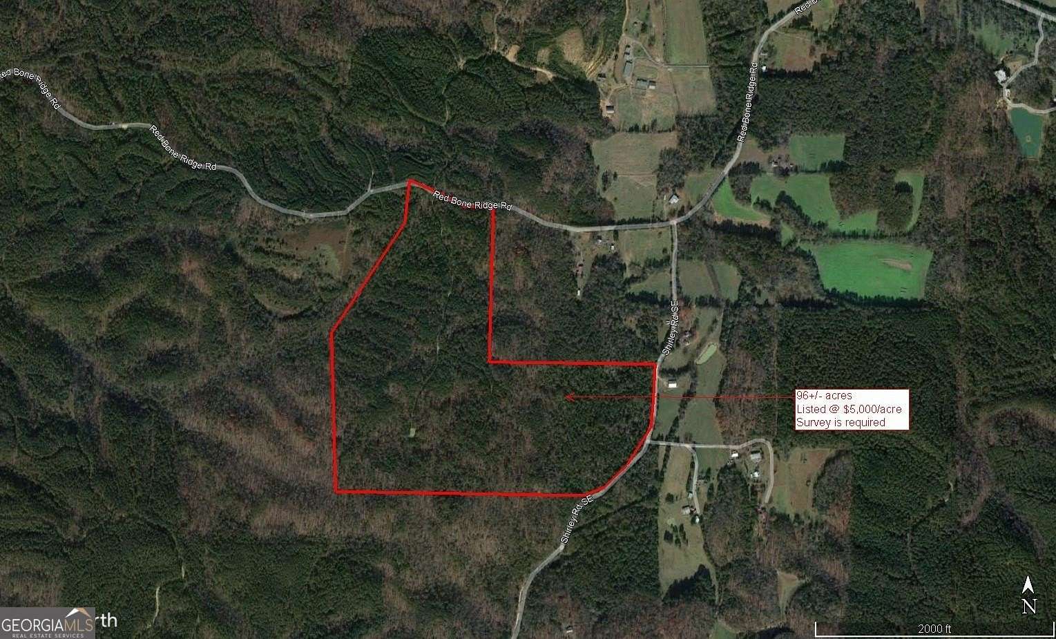 99 Acres of Land for Sale in Ranger, Georgia