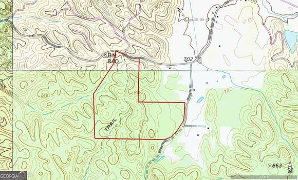 99 Acres of Land for Sale in Ranger, Georgia