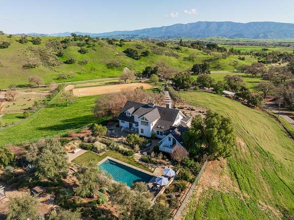 17.7 Acres of Land with Home for Sale in Santa Ynez, California