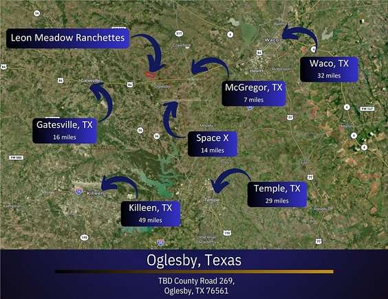10 Acres of Land for Sale in Oglesby, Texas