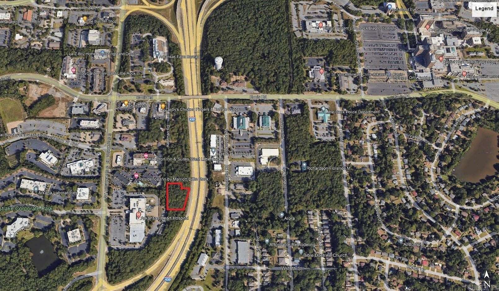 1.15 Acres of Mixed-Use Land for Sale in Little Rock, Arkansas