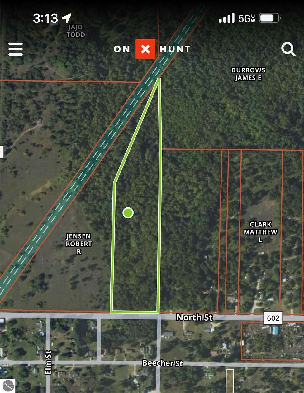 10.1 Acres of Land for Sale in Thompsonville, Michigan