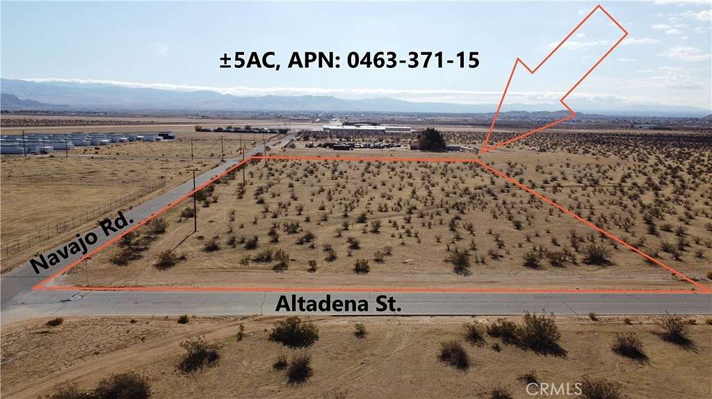 5 Acres of Commercial Land for Sale in Apple Valley, California