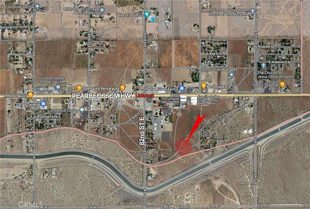 1.07 Acres of Residential Land for Sale in Littlerock, California