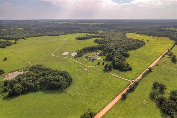 460 Acres of Land with Home for Sale in Rose, Oklahoma