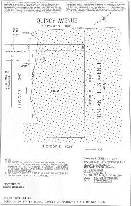 0.138 Acres of Residential Land for Sale in Staten Island, New York