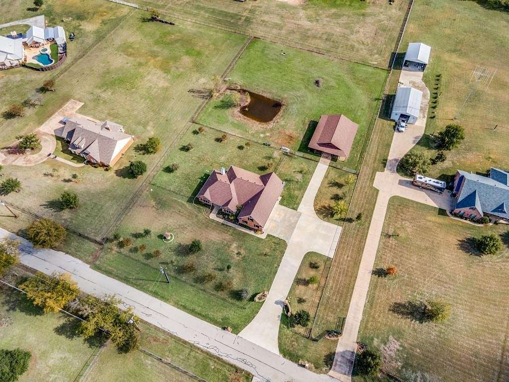 2 Acres of Residential Land with Home for Sale in Aubrey, Texas