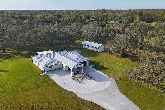 10.7 Acres of Land with Home for Sale in Myakka City, Florida